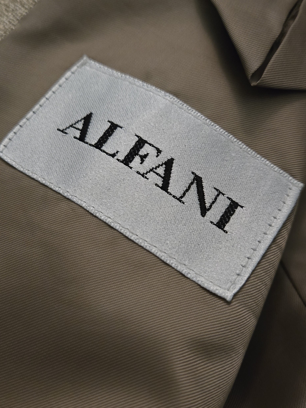 Alfani Men’s Tan Wool Blend Two-Button Blazer Sport Coat - Size 42L - Picture 4 of 5